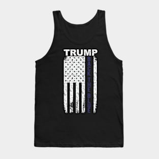 Trump Back The Blue Tank Top